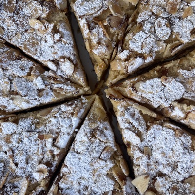 Almond Ricotta Cake (Saftiger Mandel Ricotta Kuchen) - Authentic German baking in Asheville, NC