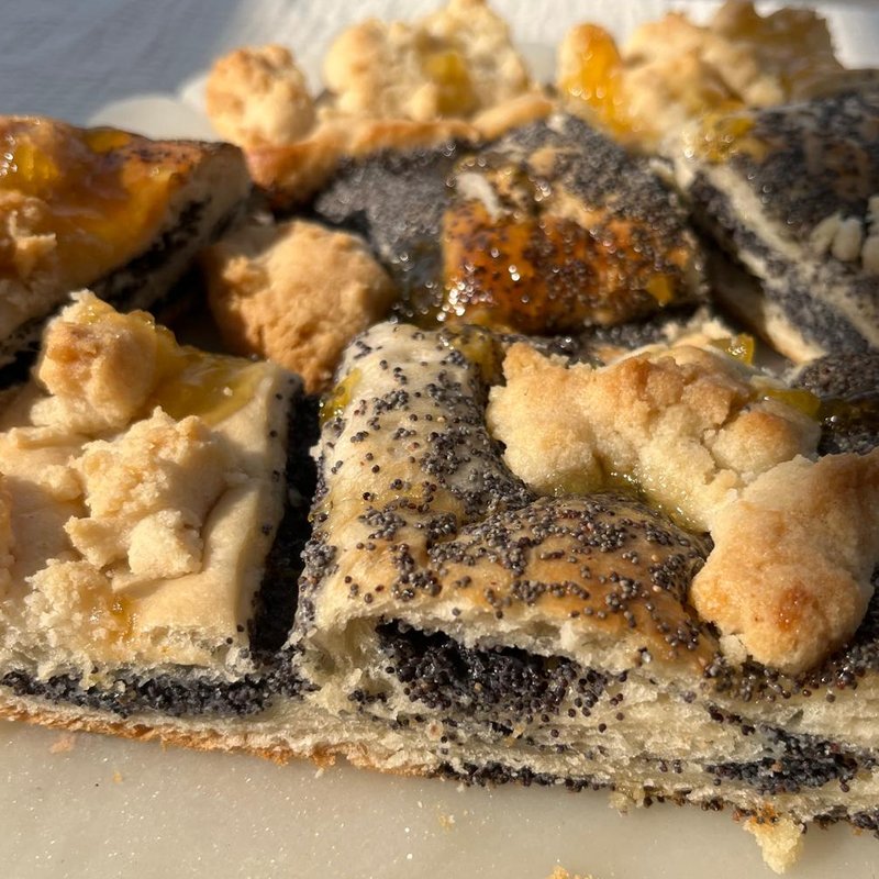 Poppy Roll (Mohnstriezel) - Authentic German baking in Asheville, NC