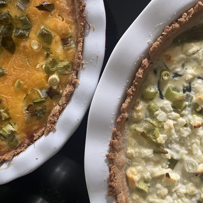 Seasonal Vegetable Quiche (Saisonale Gemüse-Quiche) - Authentic German baking in Asheville, NC